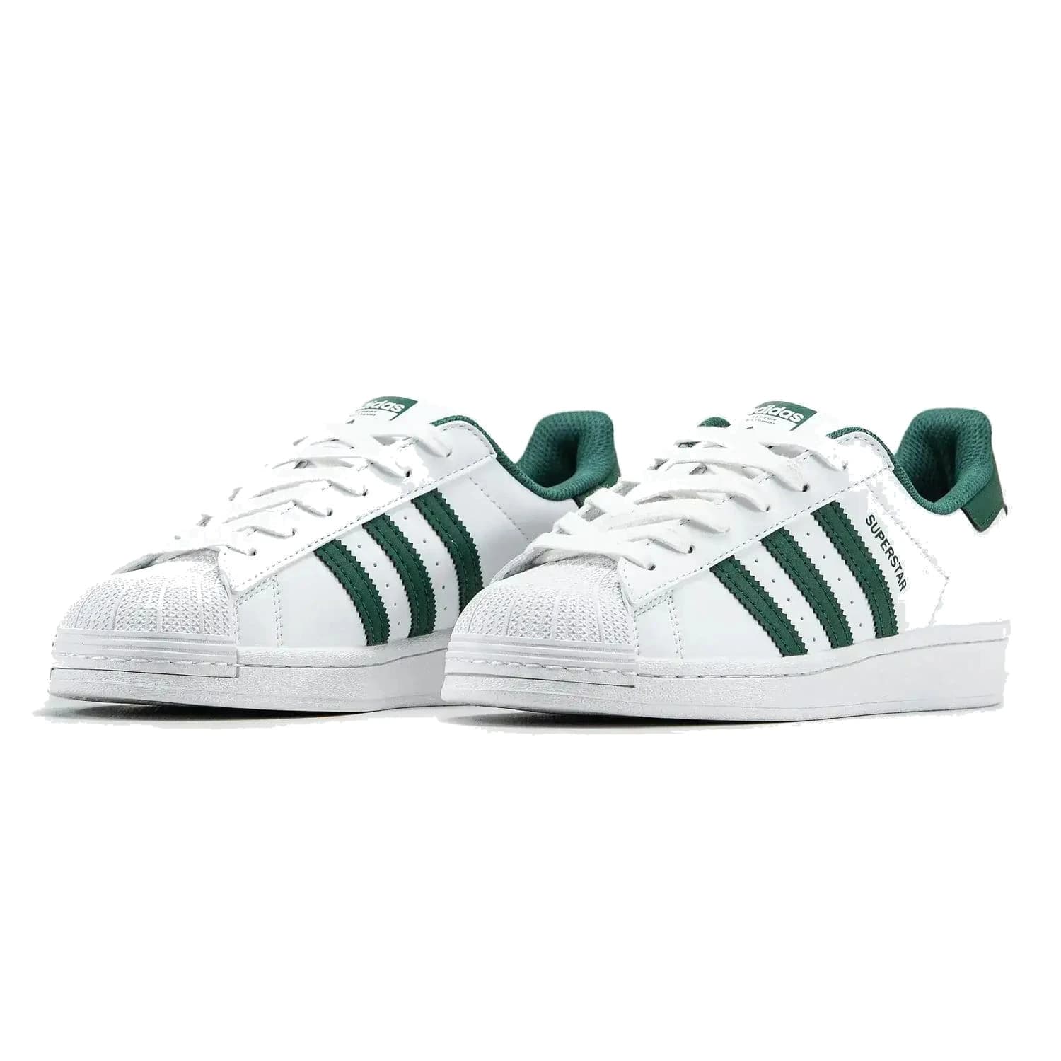 Adidas SUPERSTAR WHITE GREEN, фото 3