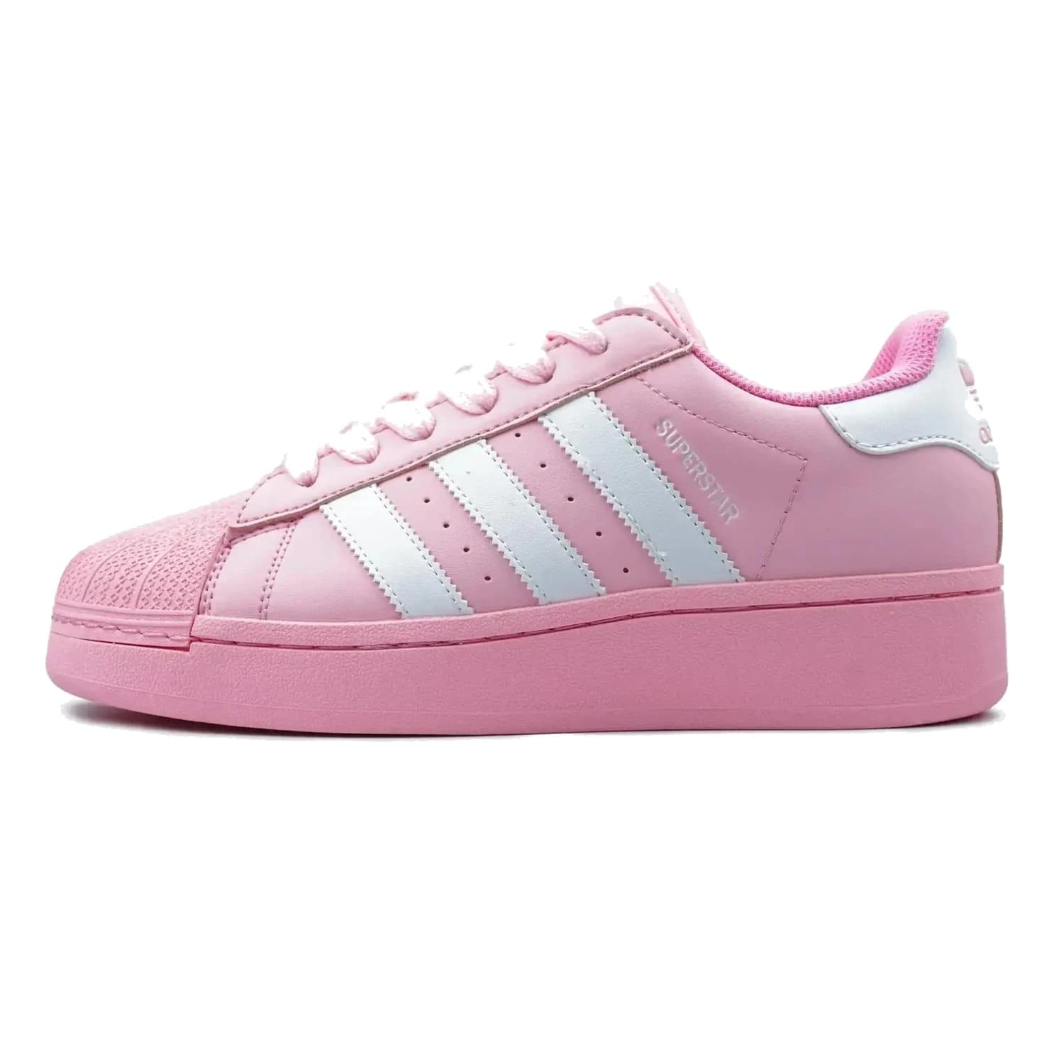ADIDAS SUPERSTAR XLG PINK WHITE