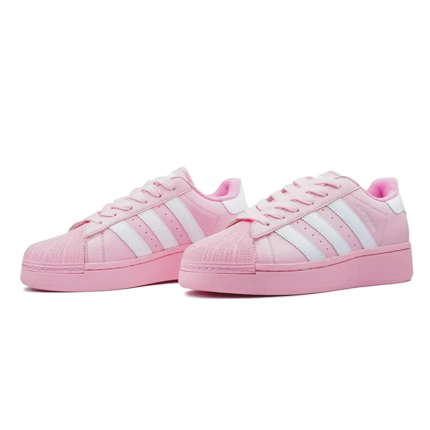 Adidas SUPERSTAR XLG PINK WHITE, фото 3