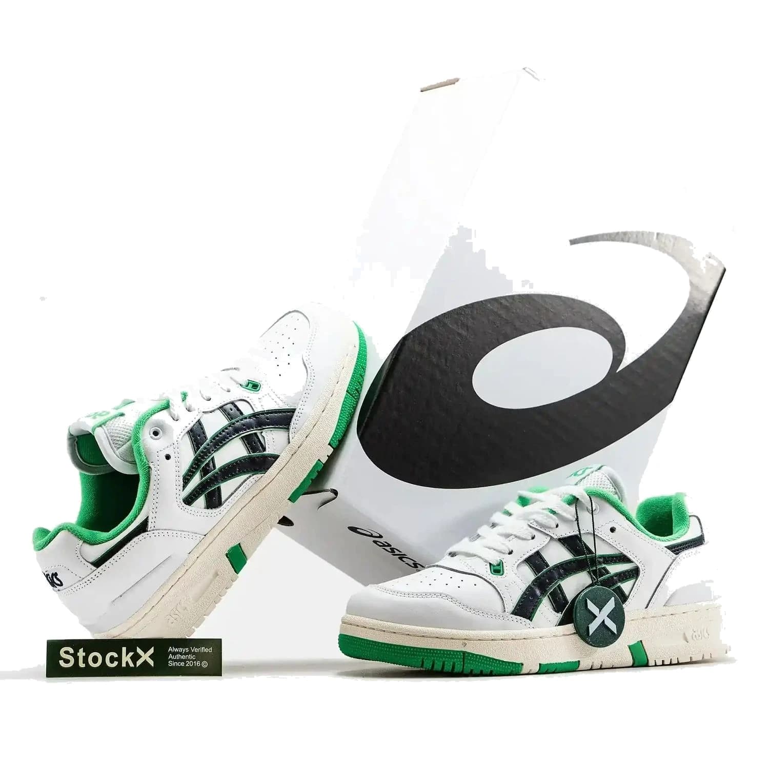 Asics EX89 WHITE GREEN BLACK, фото 9