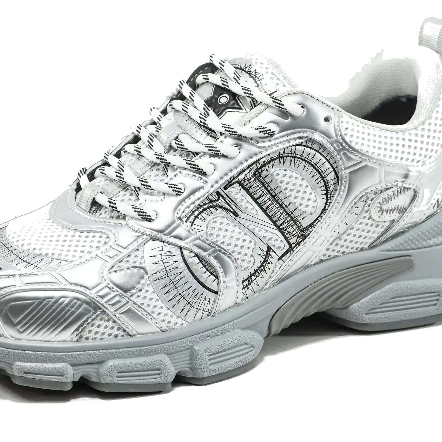 Dior CHRONO SNEAKER SILVER BLACK, фото 8